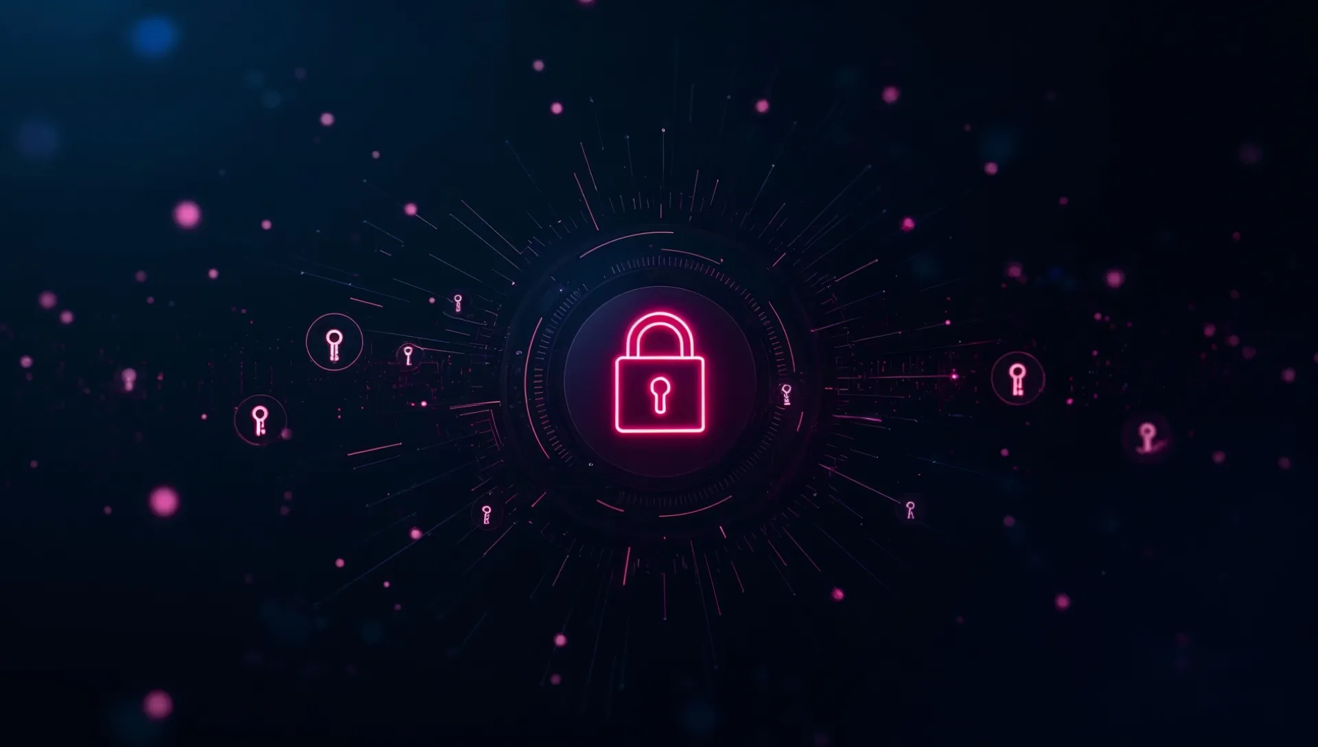 Futuristic digital vault symbolizing secure crypto wallet protection and blockchain security in 2025